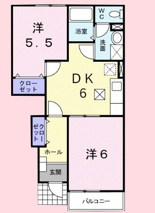 ウッズ　ヒルズの間取り