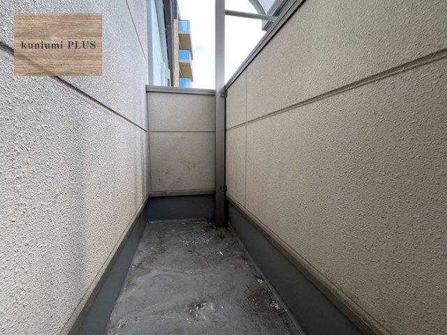 大阪市旭区清水3丁目のバルコニー