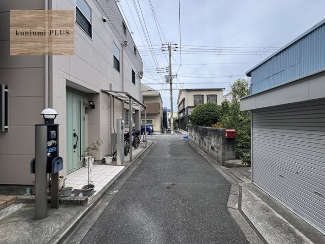 大阪市旭区清水3丁目の前面道路含む現地写真