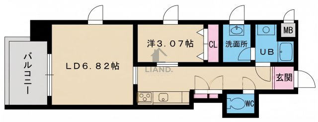 アガスティーア薬院　平尾小学校区の間取り|アガスティーア薬院