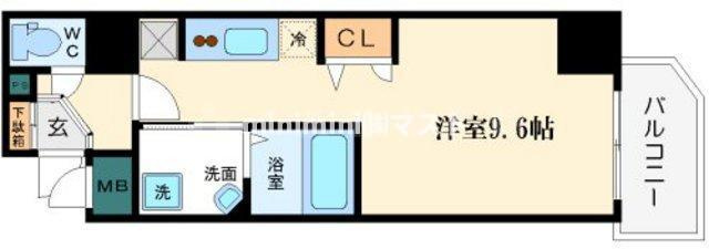 ベルエ難波西の間取り