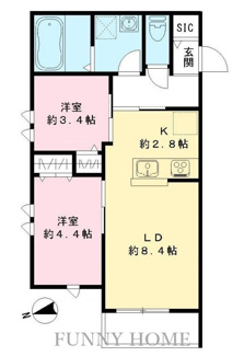 【間取り】 | ラララ　テラス