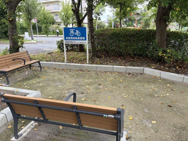 我孫子市布佐平和台駅前マンションウイングB棟309号のその他共用部分|来客用駐輪場があると嬉しいですね