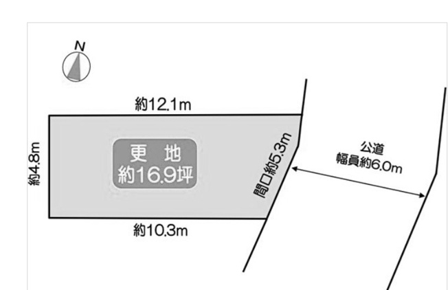 【土地図】 | 下津林中島町 売土地
