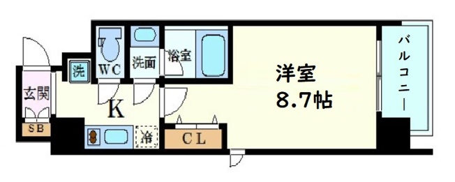【間取り】 | コンフォリア心斎橋EAST