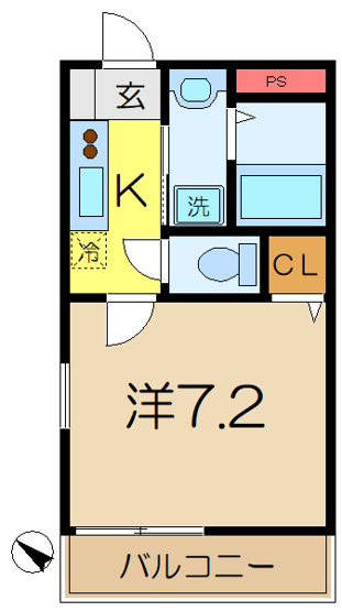 【間取り】 | アンプルールフェール上永谷