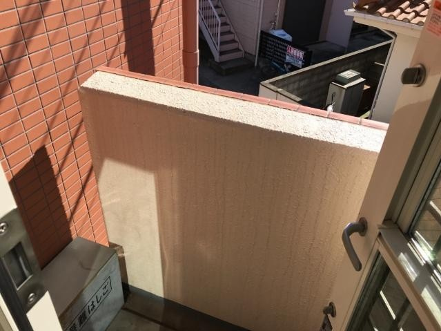 コンフォール日吉のバルコニー