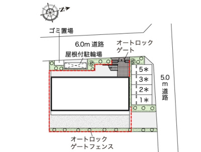 【区画図】 | グリーンビレッジⅡ