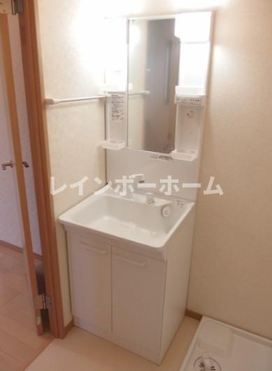 見本　仲手半額の独立洗面台