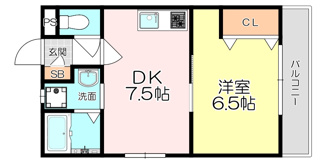 【間取り】 | エスポワール塚口南