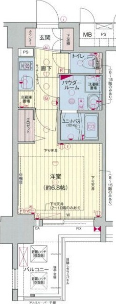 プレサンス錦プレミアムの間取り
