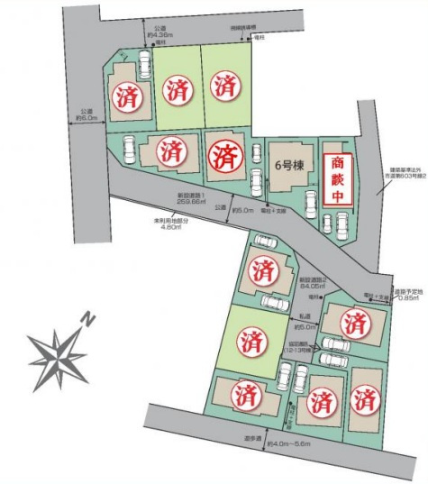 東村山市新秋津所沢　全13棟　6号棟