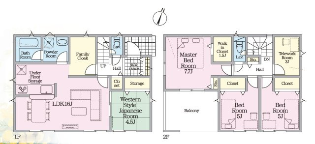 【間取り】 | 駿河区用宗第4　新築戸建　1号棟