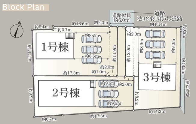 【区画図】 | 駿河区用宗第4　新築戸建　3号棟