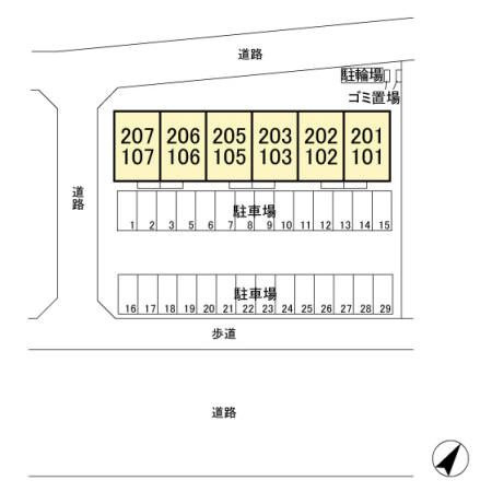 メタセコイアの区画図