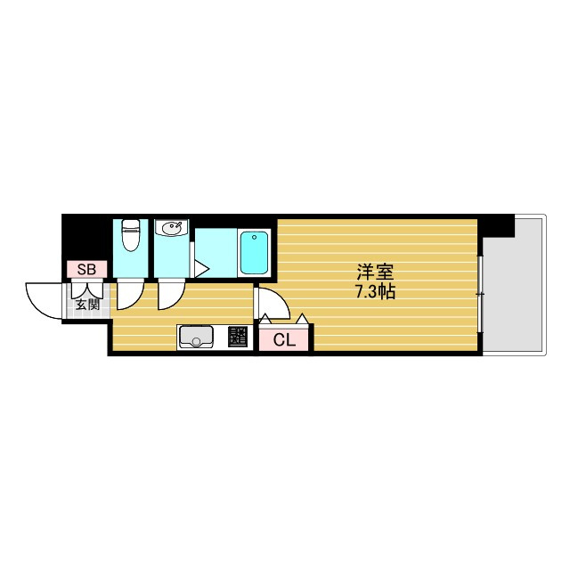 LIVIAZ SHIN-OSAKA Cielの間取り