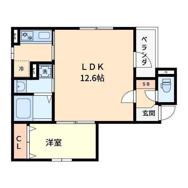 アバンテ向島の間取り|間取りです。