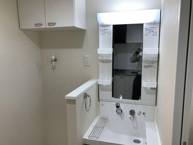 b'CASA Tatekawaの洗面所