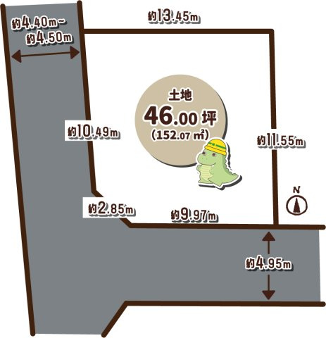 上桂三ノ宮町（46坪）条件無土地
