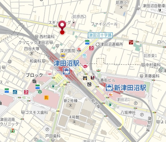 ボヌールメゾンの地図|★案内図★