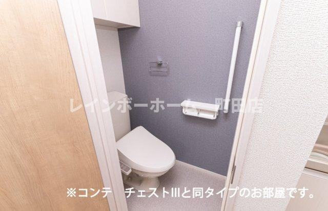 シンセリティ※初期費用分割あと払いサービス利用可能物件のトイレ|同施工会社参考写真