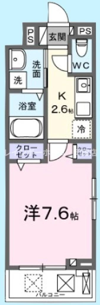 シンセリティ※初期費用分割あと払いサービス利用可能物件の間取り