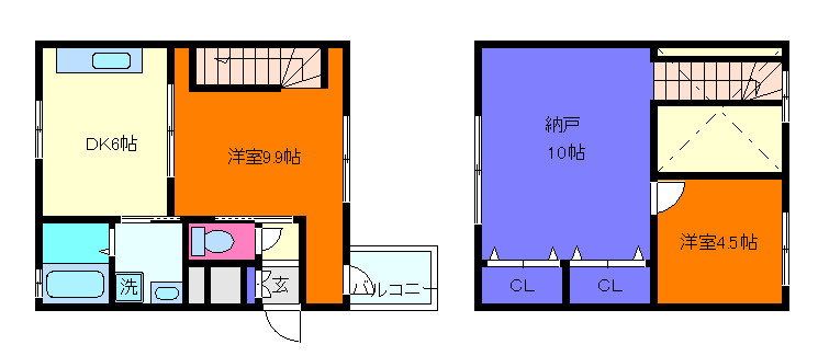 アルユータ六甲道の間取り