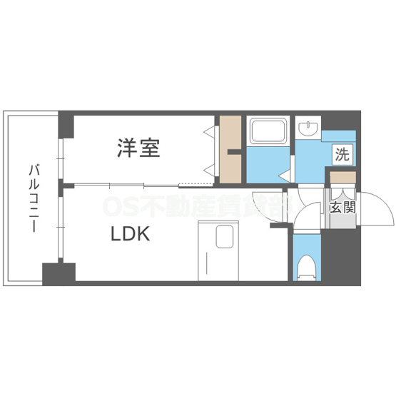 【間取り】 | プレサンスOSAKA DOMECITY ワンダー