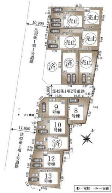 清瀬市中里第23　全13棟　8号棟