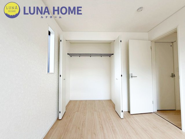 つくば市高見原第17　新築戸建　駐車３台以上☆月々６万円台～！人気分譲地、最終１棟♪の収納|各居室にはクローゼットをしっかり完備♪