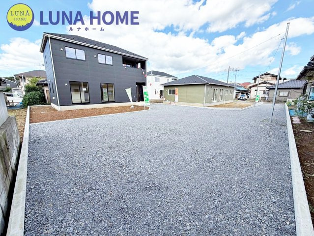 つくば市高見原第17　新築戸建　駐車３台以上☆月々６万円台～！人気分譲地、最終１棟♪の駐車場