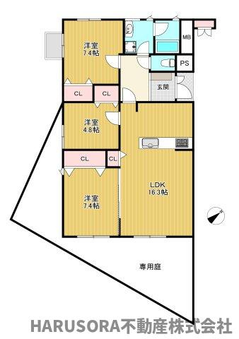 星和菊ヶ丘ハイツの間取り