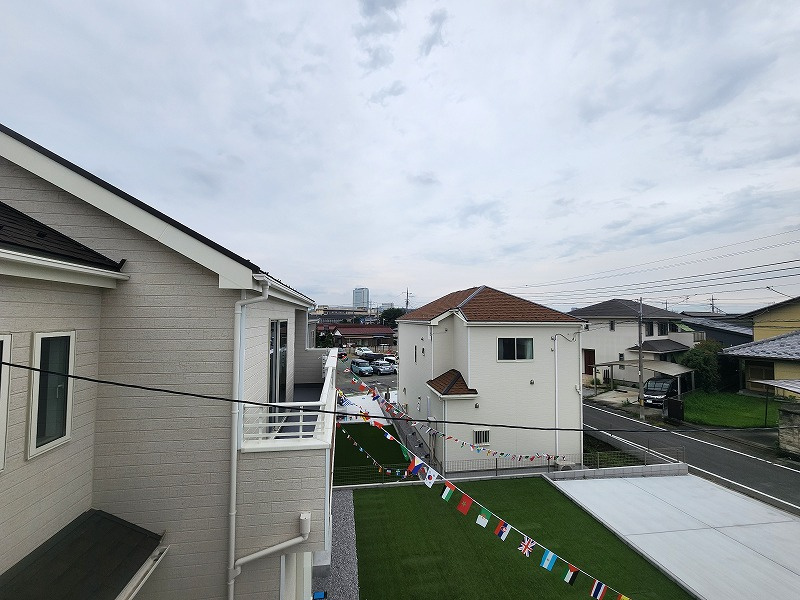 ハートフルタウン 高崎市片岡町2丁目新築の展望|現地撮影