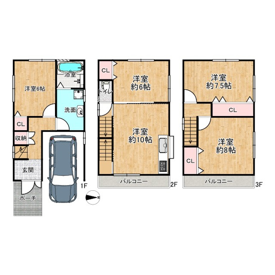 【間取り】 | 寝屋川市松屋町 戸建