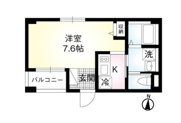 b’CASA Tatekawaの間取り