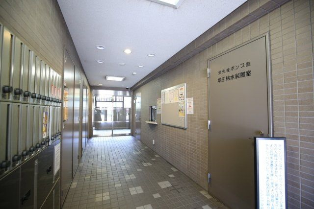 シンシア早稲田のエントランス