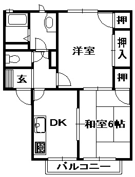 【間取り】 | ボンジョルノ北六甲 | 間取りです