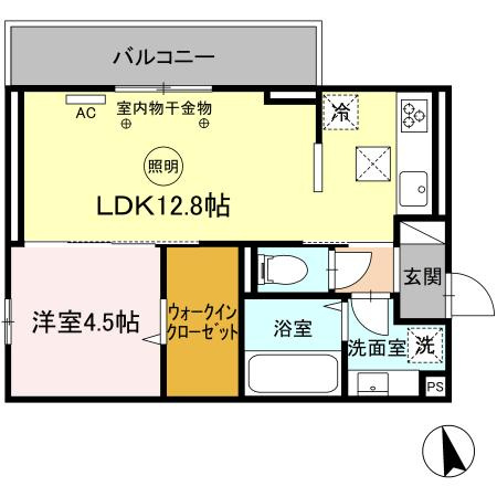 アピリシティⅡの間取り