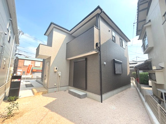【外観】 | 廿日市市平良2（廿日市駅）全3区画　NO2【外構工事込み】 | ☆JR廿日市駅まで徒歩16分☆平良小学校まで徒歩18分☆七尾中学校まで徒歩3分☆業務用スーパー徒歩5分☆アルク徒歩11分☆ウォンツ徒歩12分☆土地44坪☆前面道路6.5ｍ☆駐車スペース2台分☆
