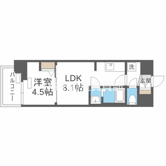 【間取り】 | プレサンスOSAKA東成中本ハーヴィル