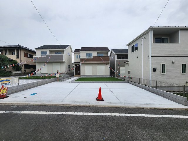 ハートフルタウン 高崎市片岡町2丁目新築の駐車場|現地撮影