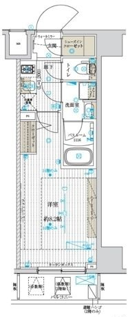 フュージョナル五反野の間取り|間取りです。