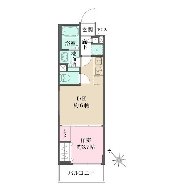 ＷＨＡＲＦ西馬込の間取り