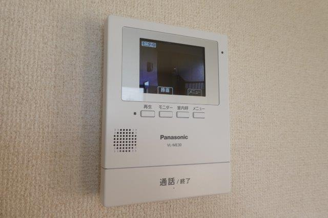 倉敷市西中新田のアパートのセキュリティ|ＴＶインターホン