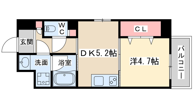 【間取り】 | ソレイユ中崎　