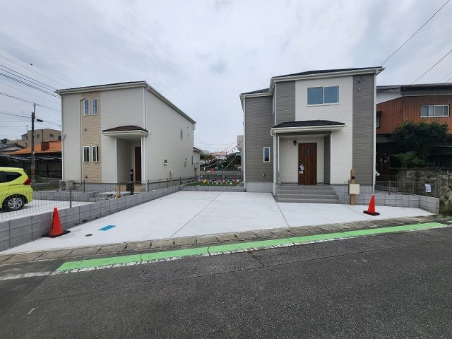 ハートフルタウン 高崎市片岡町2丁目新築の駐車場|現地撮影