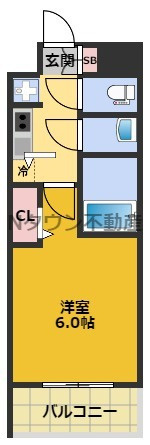 【間取り】 | プレサンス鶴舞駅前レジス | 間取りです。