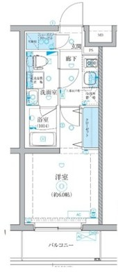 ベルシード新小岩AZの間取り