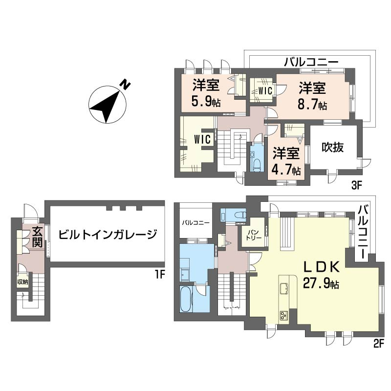 ウィステリア田園調布の間取り