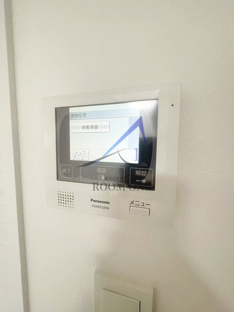 Sapphire Estatesのセキュリティ|モニター付きインターホンです。